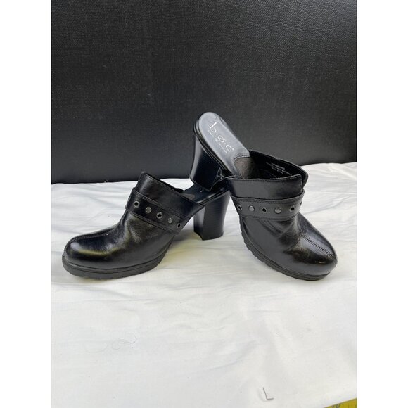 BOC Born Concepts Women's Black Shoes/Slide on Clogs Heel 3.75" Sz 8 SKU 3411 - Picture 3 of 7
